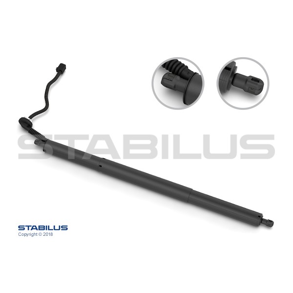 Слика на електромотор, заден капак STABILUS //  POWERISE® 550680 за BMW X3 F25 sDrive 18 d - 143 коњи дизел