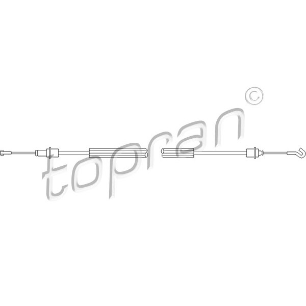 Слика на задвижване на ръкохватка на врата TOPRAN 109 453 за Audi A6 Avant (4B, C5) 2.4 - 163 коњи бензин