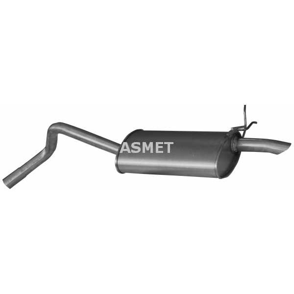 Слика на Заден издувен лонец ASMET 10.051 за Nissan Kubistar Box 1.5 dCi 70 - 68 коњи дизел