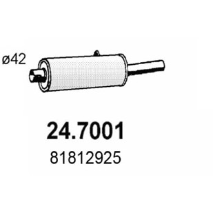 Слика на Заден издувен лонец ASSO 24.7001