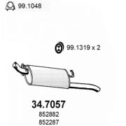 Слика 1 на Заден издувен лонец ASSO 34.7057