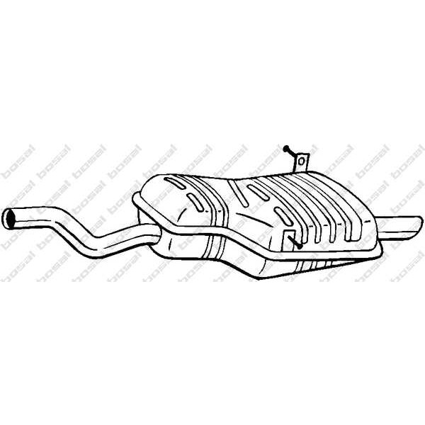 Слика на Заден издувен лонец BOSAL 247-515 за BMW 3 Cabrio E46 318 Ci - 143 коњи бензин