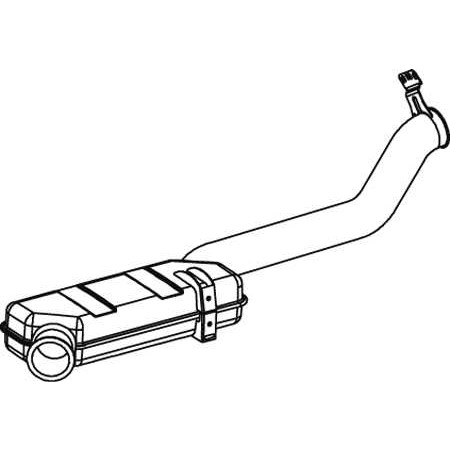 Слика на Заден издувен лонец DINEX 68718 за камион Scania 4 Series 124 L/470 - 470 коњи дизел