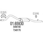 Слика 1 $на Заден издувен лонец MTS 01.65930