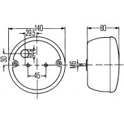 Слика 2 $на Заден штоп HELLA 2SD 001 685-231