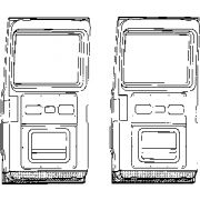 Слика 1 на задна врата VAN WEZEL 3070249