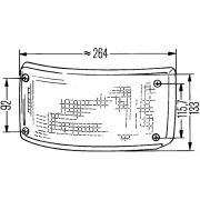 Слика 2 на задни светла; задни светла HELLA 2SA 005 603-021