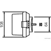 Слика 5 $на Задни светла; задни светла HERTH+BUSS ELPARTS 82840538