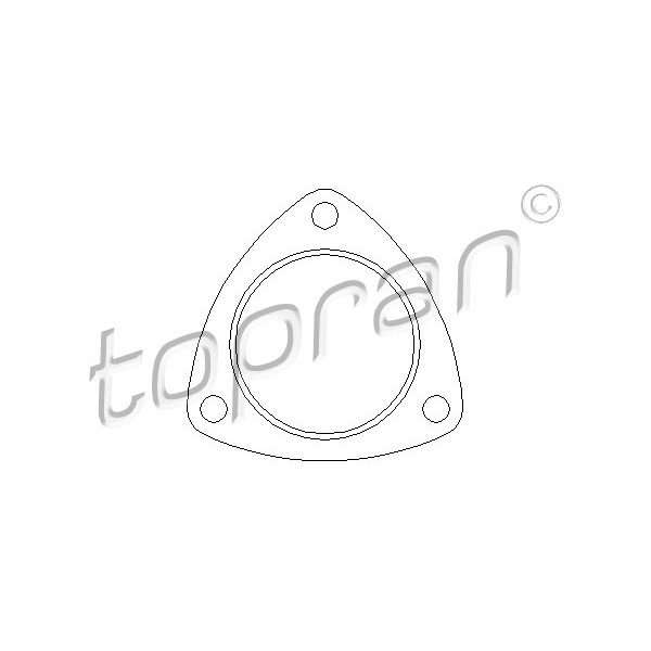 Слика на запечатувач, издувна цевка TOPRAN 107 211 за Audi A4 Sedan (8E2, B6) 1.8 T - 163 коњи бензин
