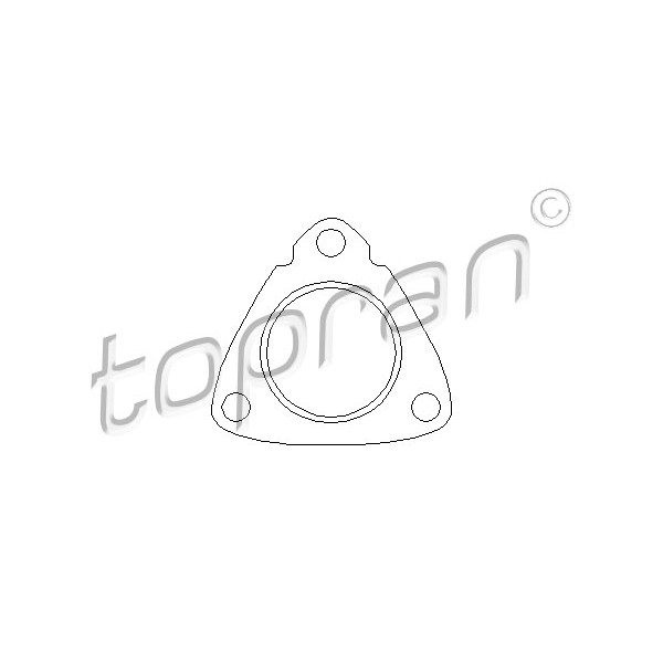Слика на запечатувач, издувна цевка TOPRAN 500 850 за BMW 5 Sedan E34 525 iX 24V - 192 коњи бензин