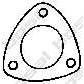 Слика на запечатувачки прстен, издувна цевка BOSAL 256-048 за Renault Megane 2 Grandtour 2.0 - 135 коњи бензин