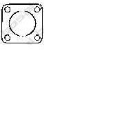 Слика 1 на запечатувачки прстен, издувна цевка BOSAL 256-102