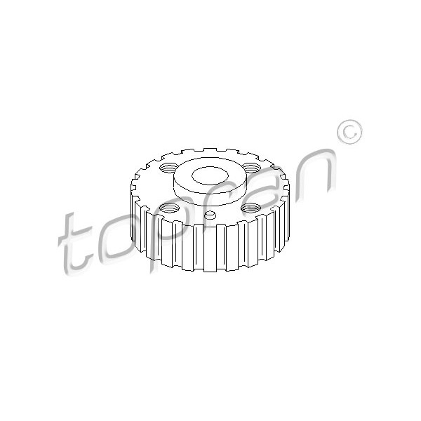 Слика на запчаник, радалица TOPRAN 100 833 за VW Scirocco (53B) 1.6 - 75 коњи бензин