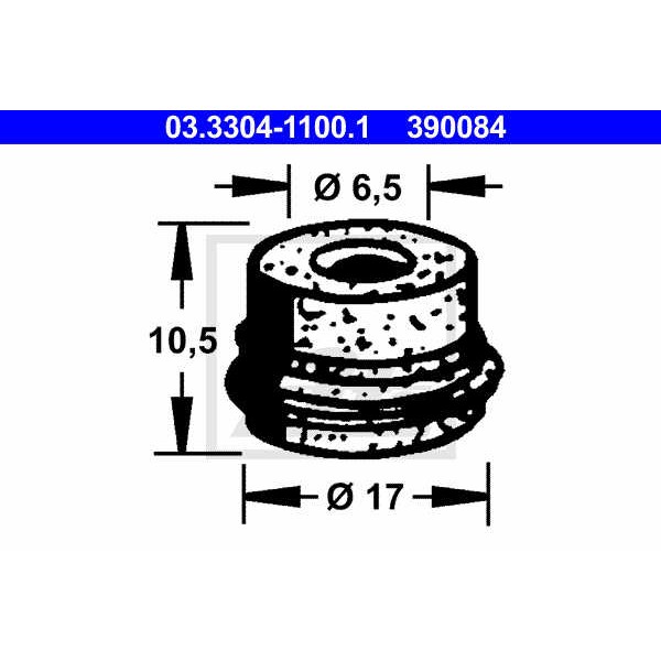 Слика на Затварач, резервоар за сопирачка течност ATE 03.3304-1100.1