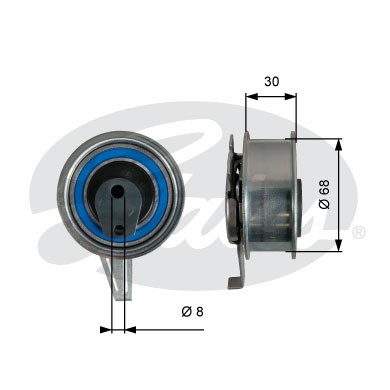 Слика на затегач, ребрест ремен GATES PowerGrip® T43245 за Skoda Kodiaq (NS7) 2.0 TDi 4x4 - 150 коњи дизел