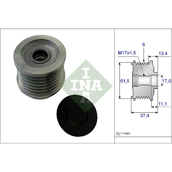 Слика на Затегач алтернатор INA 535 0023 10 за Lancia Kappa SW (838b) 2.0 20V Turbo (838BM1AA) - 220 коњи бензин