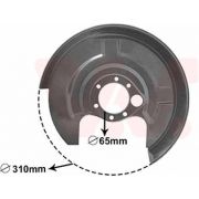 Слика 1 на заштитна пластика, сопирачки дискови VAN WEZEL 0322374