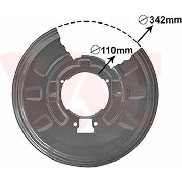 Слика на заштитна пластика, сопирачки дискови VAN WEZEL 0649373 за BMW X3 E83 xDrive 30 i - 272 коњи бензин