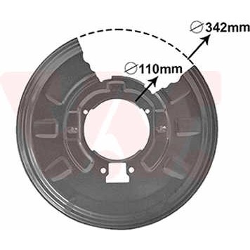 Слика на заштитна пластика, сопирачки дискови VAN WEZEL 0649373 за BMW X3 E83 xDrive 35 d - 286 коњи дизел