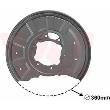 Слика на заштитна пластика, сопирачки дискови VAN WEZEL 3044373 за Mercedes E-class Saloon (w212) E 250 CDI / BlueTEC (212.003, 212.004) - 204 коњи дизел