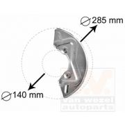 Слика 1 на заштитна пластика, сопирачки дискови VAN WEZEL 5826371