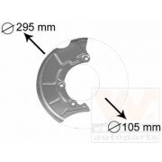 Слика 1 на заштитна пластика, сопирачки дискови VAN WEZEL 5888372