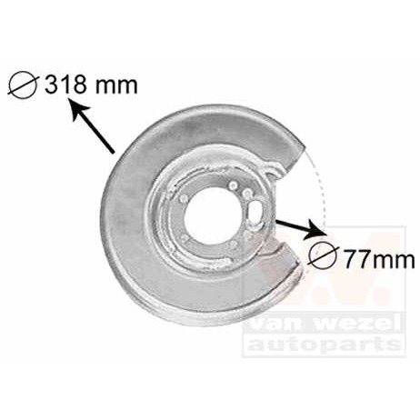 Слика на заштитна пластика, сопирачки дискови VAN WEZEL 5994373 за Volvo 740 Saloon (744) 2.3 GLE - 140 коњи бензин