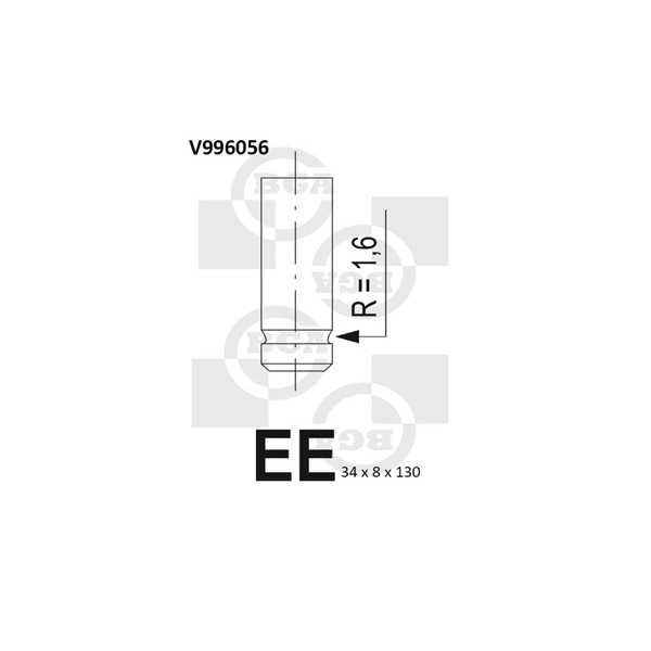 Слика на издувен вентил BGA V996056 за Mitsubishi Montero Sport (K90) 2.5 TD на всичките колела (K94W) - 112 коњи дизел