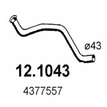 Слика на Издувна цевка ASSO 12.1043