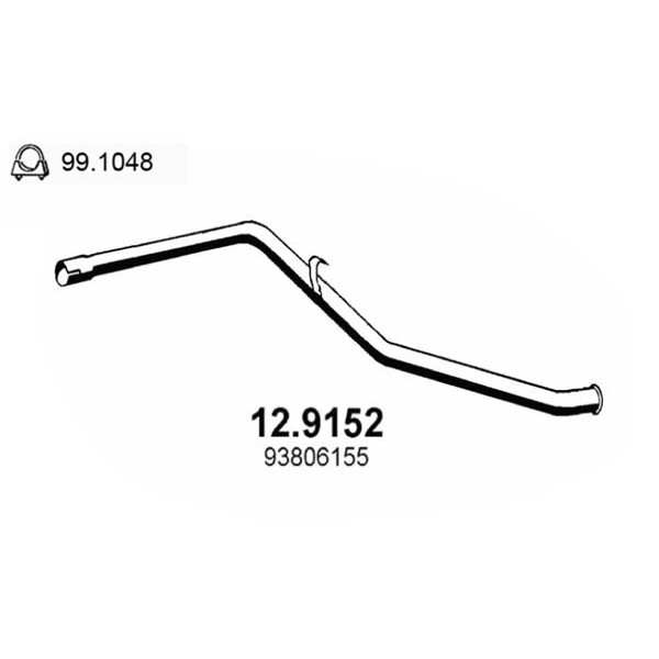 Слика на Издувна цевка ASSO 12.9152