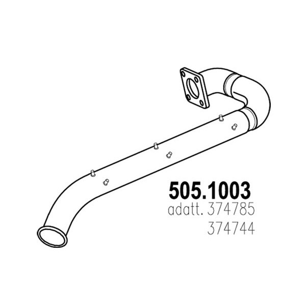 Слика на Издувна цевка ASSO 505.1003