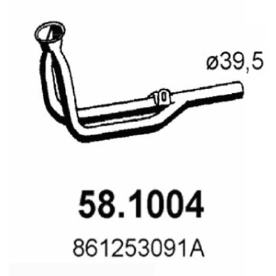 Слика на Издувна цевка ASSO 58.1004