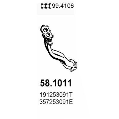 Слика на Издувна цевка ASSO 58.1011