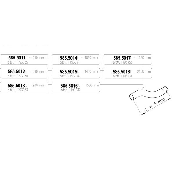 Слика на Издувна цевка ASSO 585.5014