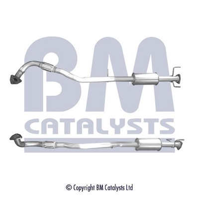 Слика на издувна цевка BM CATALYSTS BM50748 за Opel Antara 2.2 CDTi 4x4 - 184 коњи дизел