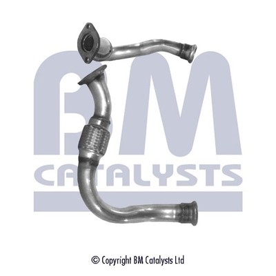 Слика на издувна цевка BM CATALYSTS BM70250 за Renault Clio 2 Box 1.9 D (SB0E) - 64 коњи дизел