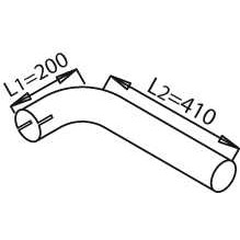 Слика на издувна цевка DINEX 21613 за камион DAF F 2700 FAB 2700 HS, FAG 2700 HS, FAR 2700 HS - 272 коњи дизел