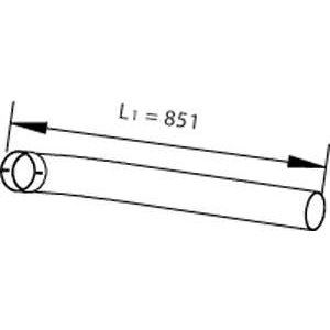 Слика на издувна цевка DINEX 47190 за камион MAN TGA 18.410 FAS, FALS, FARS - 410 коњи дизел