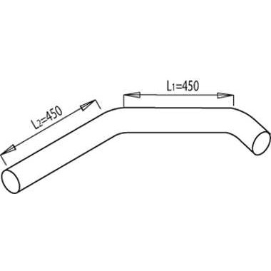 Слика на издувна цевка DINEX 49281 за камион MAN F 2000 24.314 FNLLRC - 310 коњи дизел