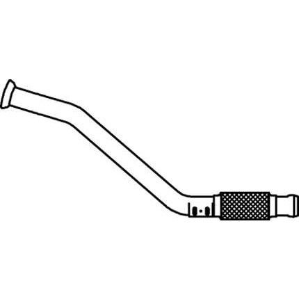Слика на издувна цевка DINEX 56111 за Mercedes Sprinter 3.5-t Bus (906) 311 CDI (906.731, 906.733, 906.735) - 109 коњи дизел