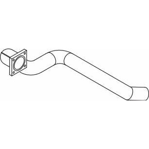 Слика на издувна цевка DINEX 64629 за камион Renault Manager G 200.17 - 186 коњи дизел