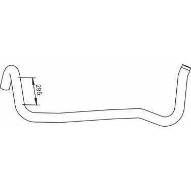 Слика на издувна цевка DINEX 64755 за камион Renault Midliner M 150.11/C SP - 150 коњи дизел