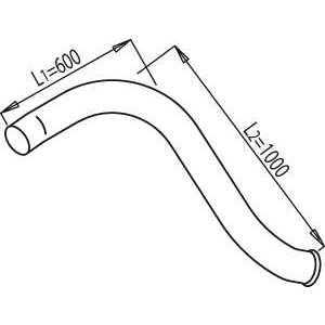 Слика на издувна цевка DINEX 68623 за камион Scania 2 Series 112 M/305 - 305 коњи дизел