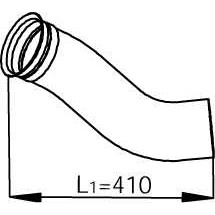 Слика на издувна цевка DINEX 81132 за камион Volvo FH 16/610 - 610 коњи дизел