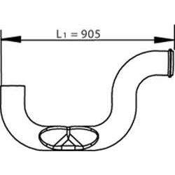 Слика на издувна цевка DINEX 81719 за камион Volvo FH 460 - 460 коњи дизел