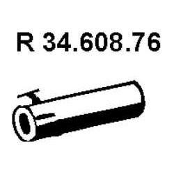 Слика на издувна цевка EBERSPACHER 34.608.76 за Volvo 850 (LS) 2.0 - 143 коњи бензин