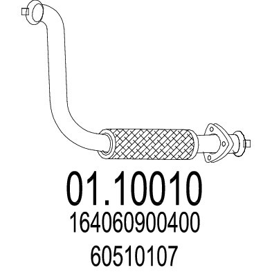 Слика на Издувна цевка MTS 01.10010