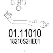 Слика 1 на издувна цевка MTS 01.11010