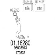 Слика 1 на издувна цевка MTS 01.16280