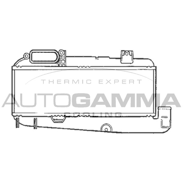 Слика на интеркулер AUTOGAMMA 101489 за Peugeot 306 Saloon 1.9 D - 75 коњи дизел